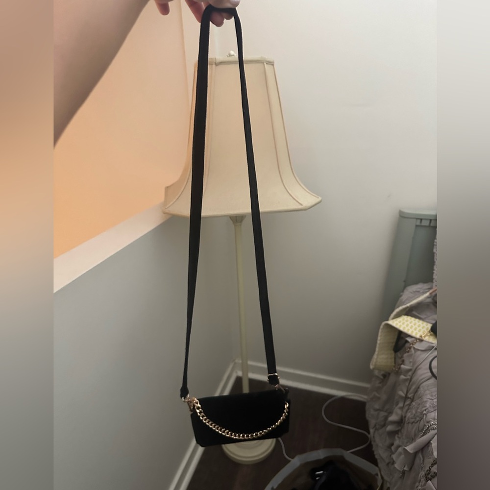 Black Velvet Crossbody- Anthropologie